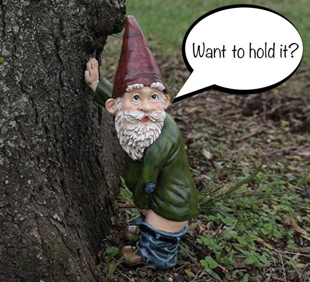 Got to piss, want to hold it?
