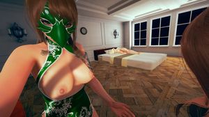 HS2 - Masked Green Dress