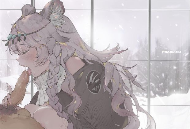 Warming up together on a cold day