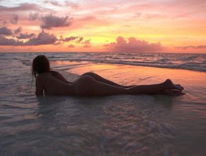 Sunset mermaid
