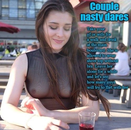 Date dare with hot wife