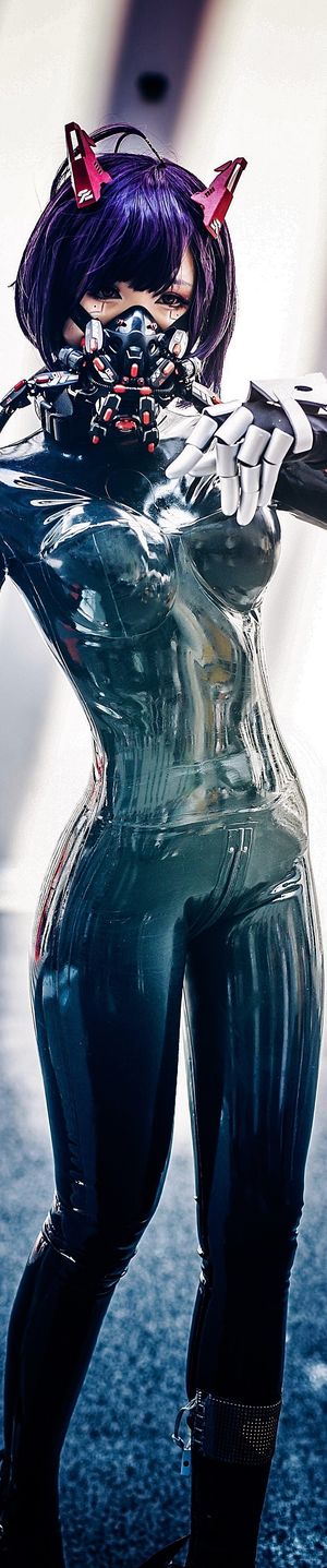 Asian-latex fetish-latex