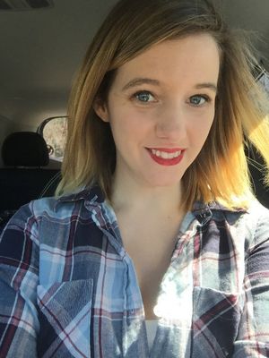cute teen selfie in the car