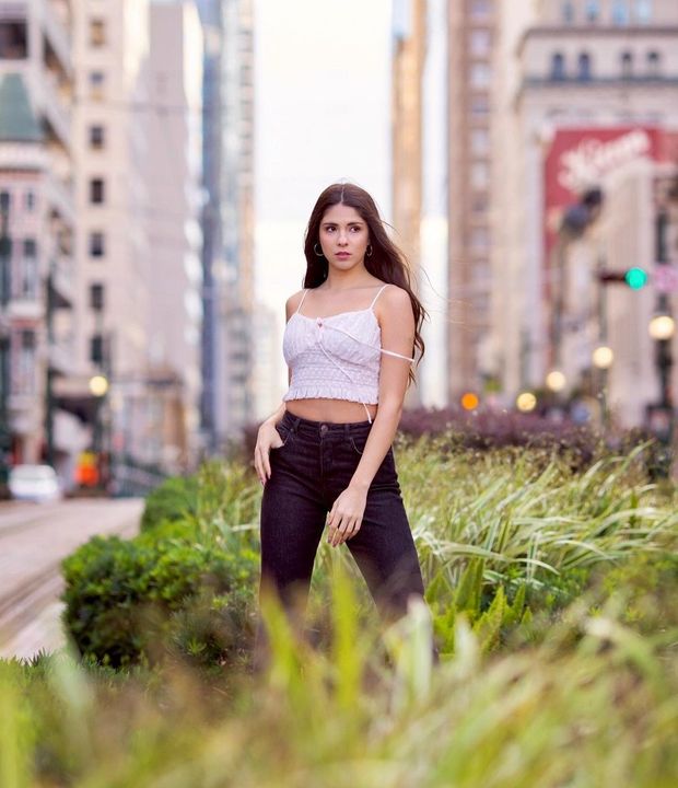 nice teen in the city