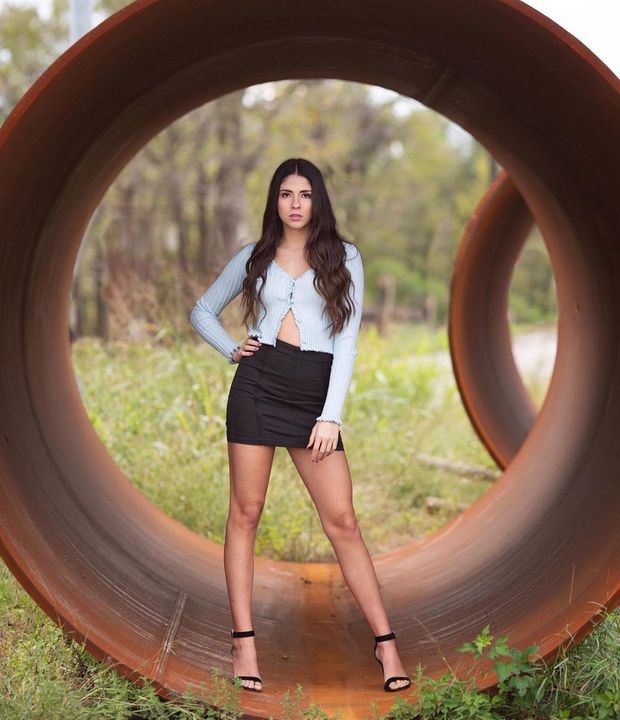 nice legs teen standing feet apart