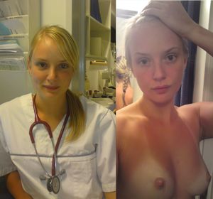 Clothed Unclothed Nurse