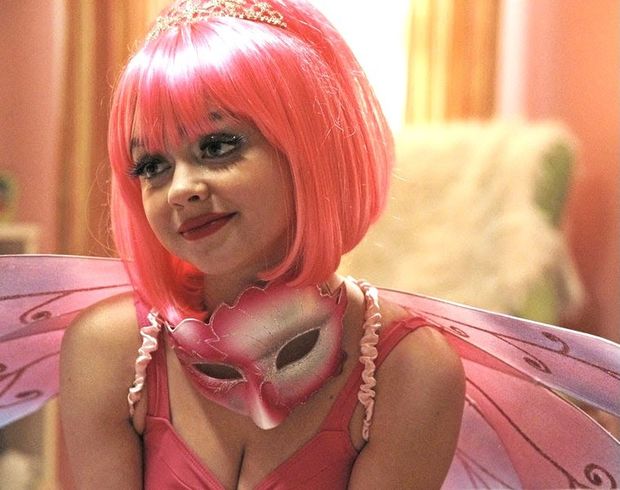 Haley Dunphee in tooth fairy costume