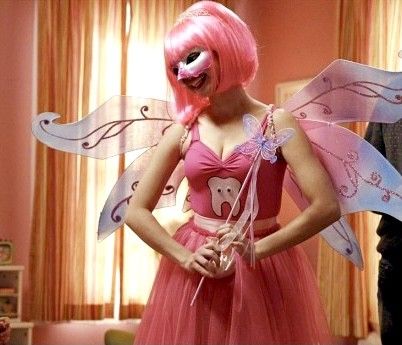 Haley Dunphee in tooth fairy costume