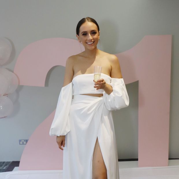 white dress
