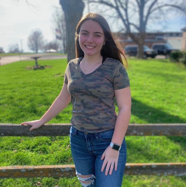 cute teen camo top