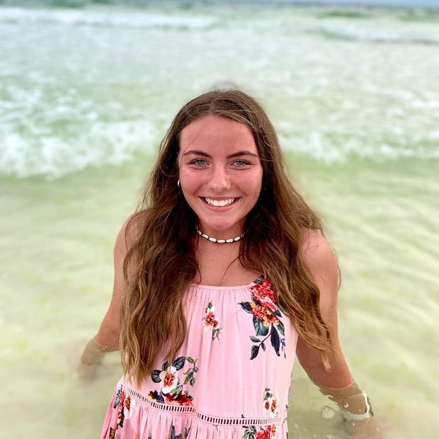 cute teen at the beach