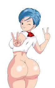 Bulma mostrando el culo