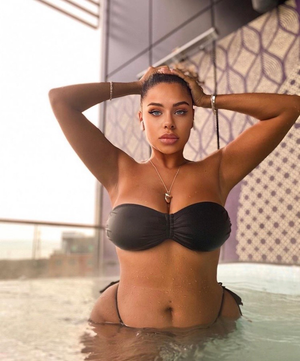 Chanelle Mauricette in a bikini