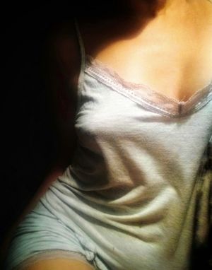 Wearing my easy access nighty especially for you...