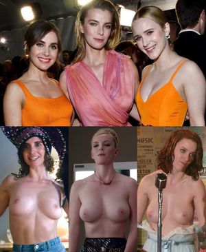 Alison Brie, Betty Gilpin, Rachel Brosnahan Topless