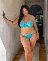 Tabria Majors looking sexy in her bra and panties
