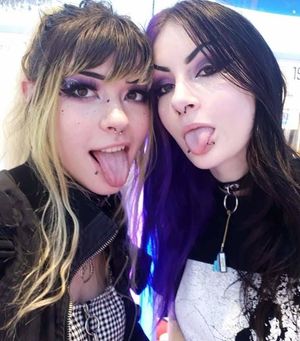 gothic tongues HOT
