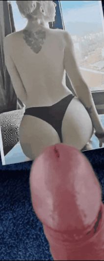 My cum tribute to @pervyGirl197..slo mo gif
