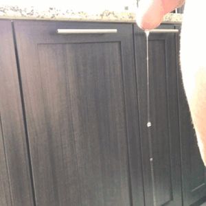 My cum dripping on the floor