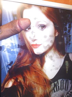 huge load for stunning redhead