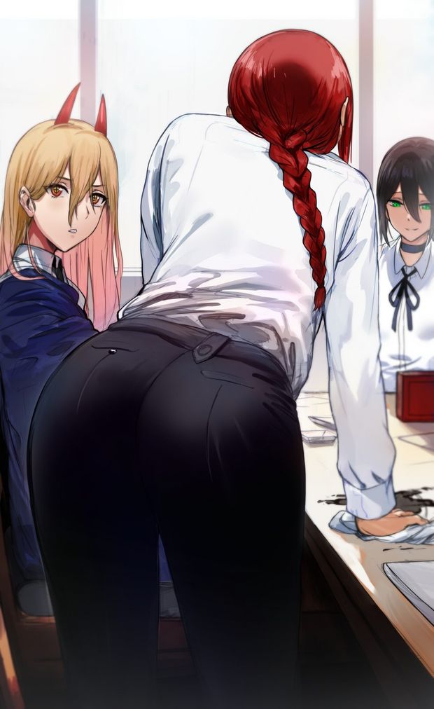 makima, power & reze (chainsaw man)