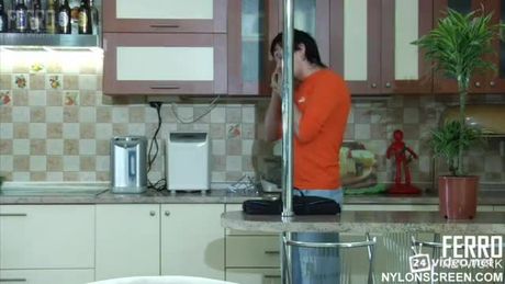 Irene Russian Anal Pantyhose