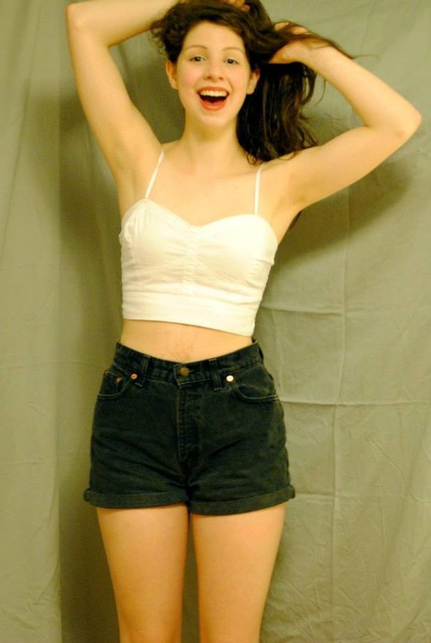 cute teen posing