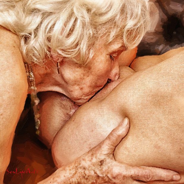 Mature granny pussy eater
