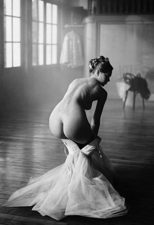 All the guests are gone and the gown comes off