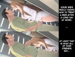 Unfaithful anime wife