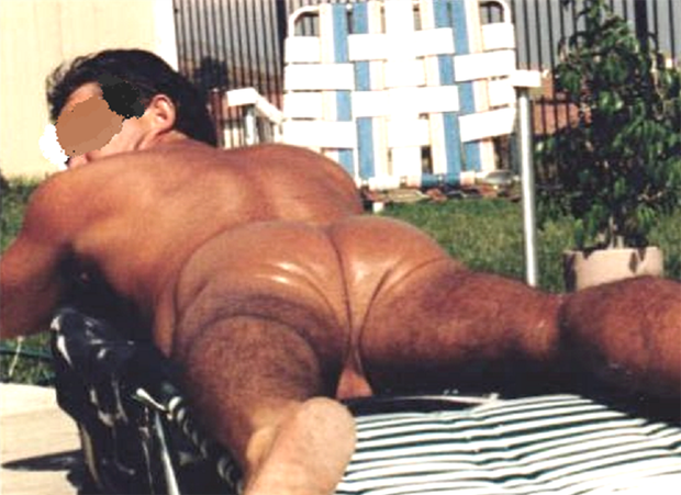 Hot Daddy with a super tan!