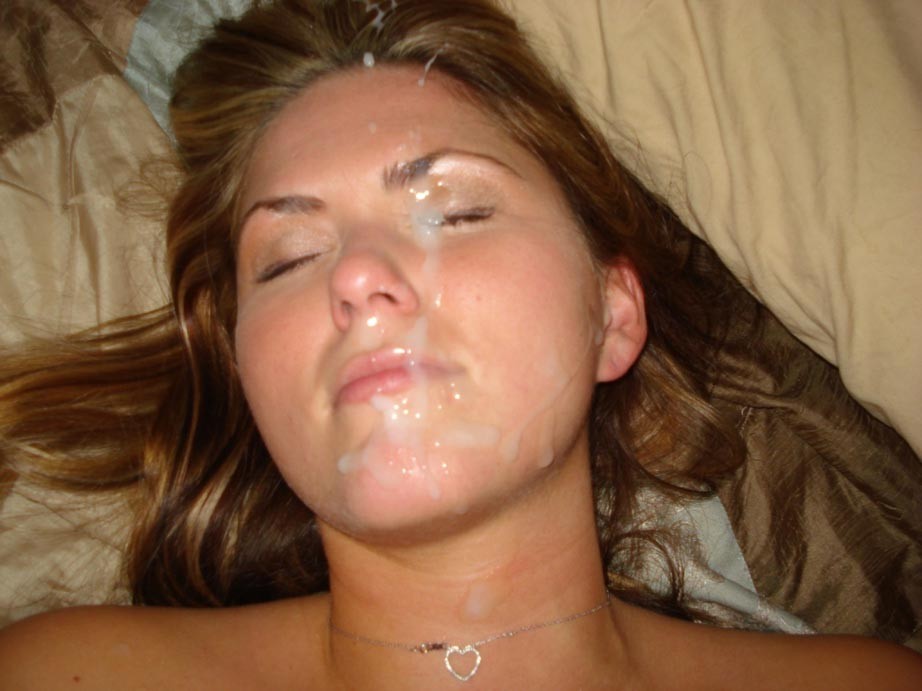 Pretty brunette with face-paint