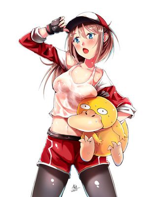 Pokemon Trainer Wet Clothes