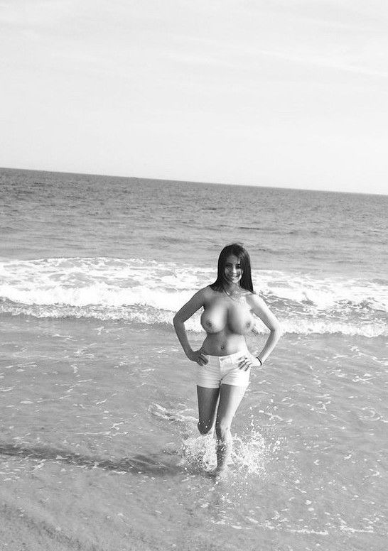 Topless beach