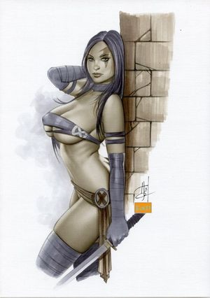 Psylocke by Alex Miranda