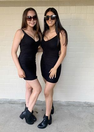 Choose one to blow you and one to fuck