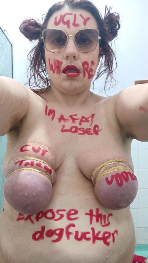 Humiliated slave