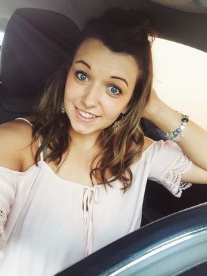 cute selfie in the car