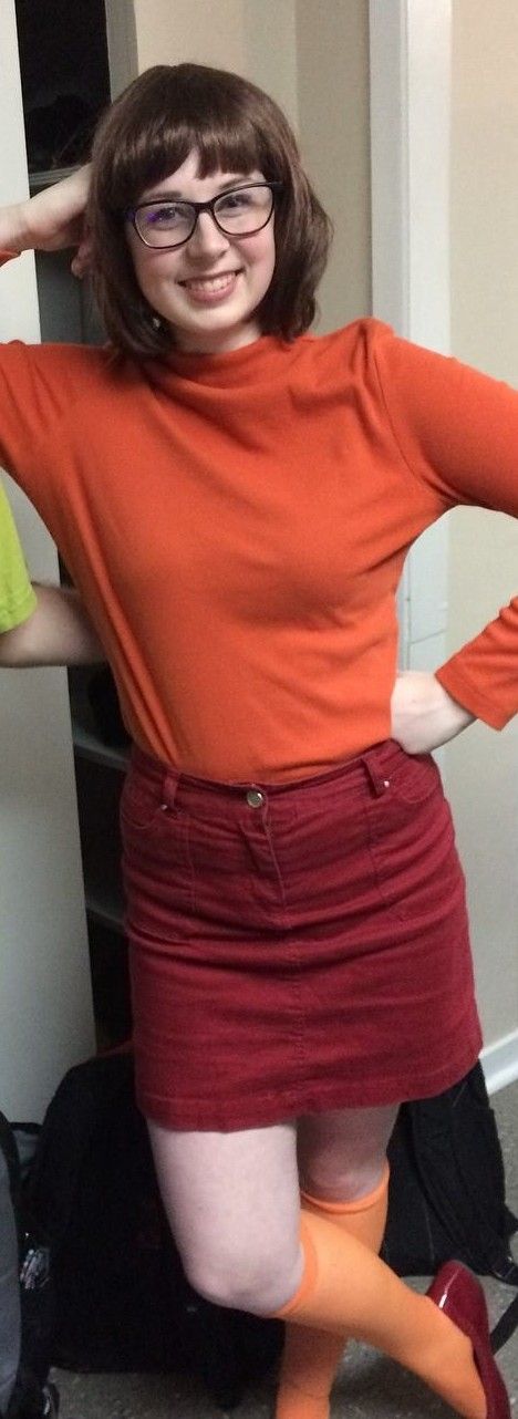 i think velma wants some cum on her sweater