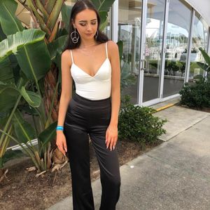 white top black pants skinny slut