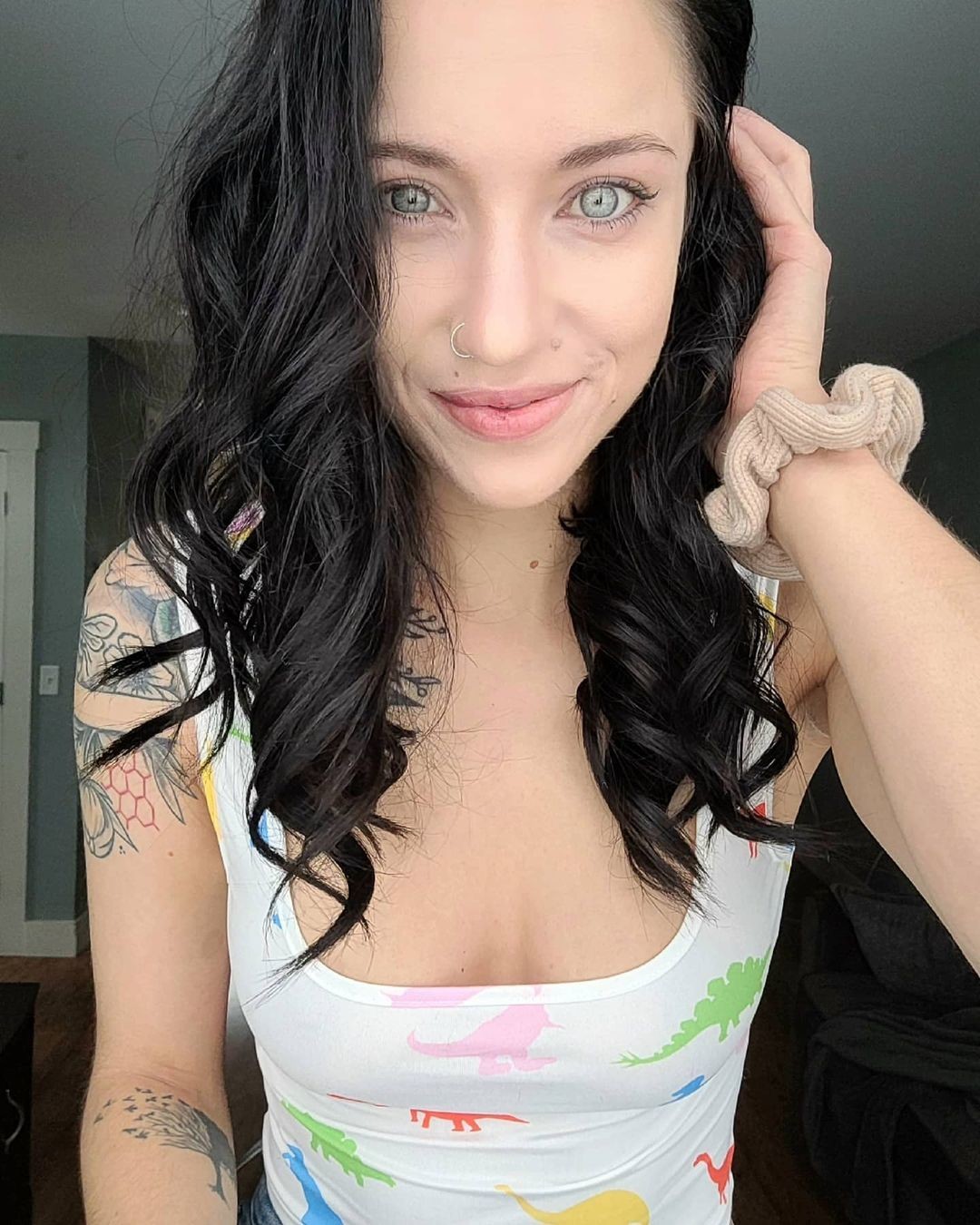 blast a load on her face and watch it run down her tiny tits
