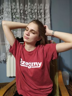 She waiting for... No, not me, for YOU!