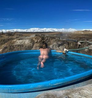 Pool in the mountains