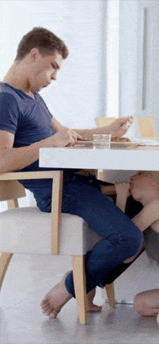 Breakfast with head