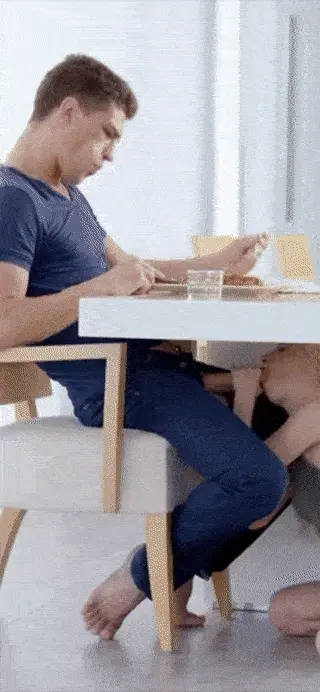 Breakfast with head