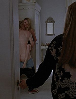 I walked in on my younger sister fucking her date. She looked at me and smiled