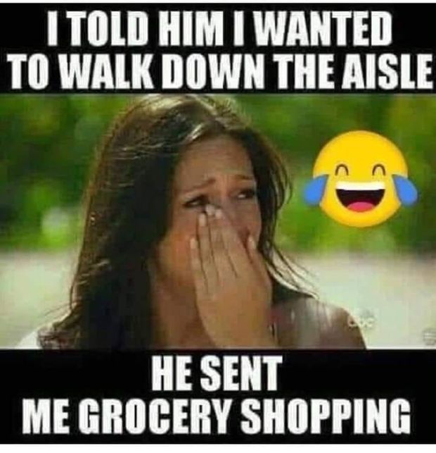 Well, she didn't say 'what" aisle.