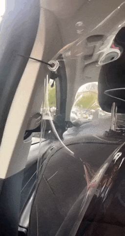 Flashing tits in taxis