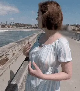 Flashing in public