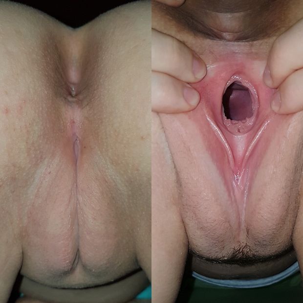 my pussy before and after sex with a bbc in doggystyle